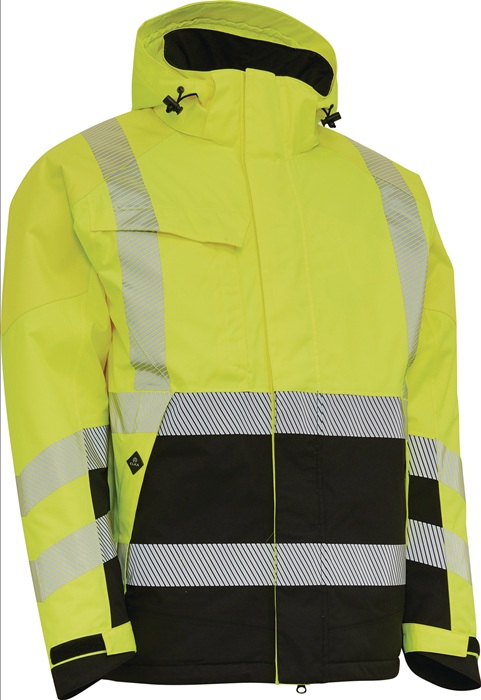 Warnschutz-Winterjacke VISIBLE XTREME Gr.M warngelb/schwarz ELKA RAINWEAR