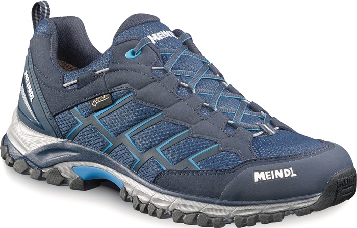 Freizeitschuh Caribe GTX Gr.43 marine/blau Velour/Mesh GORE-TEX Futter MEINDL