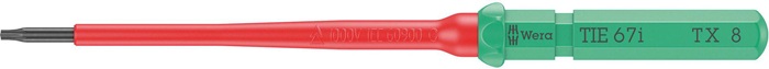 Wechselkl.KK VDE 67 i TiE TORX® TX 8 VDE isol.WERA
