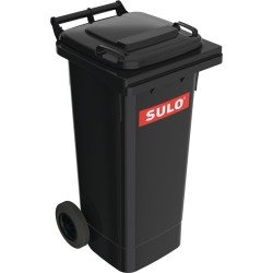 Müllgroßbehälter 80l HDPE anthrazitgrau fahrbar,n.EN 840 SULO