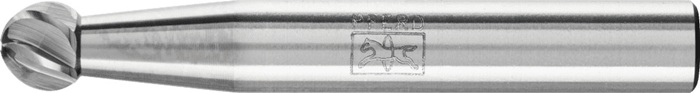 Frässtift KUD D.6mm Kopf-L.5mm Schaft-D.6mm HM Verz.INOX PFERD