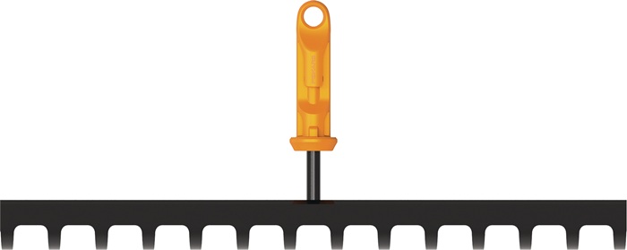 Rechen OneClick Arbeits-B.359mm Zinken-L.75mm 14 Zinken FISKARS