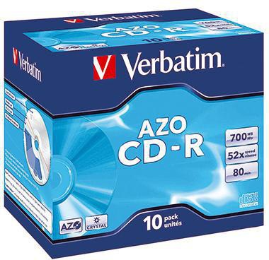 Verbatim CD-R 43327 52x 700MB 80Min. Jewelcase 10 St./Pack.