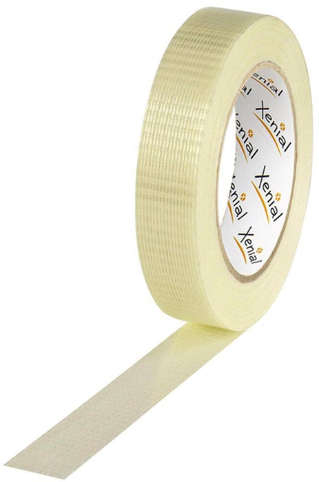 Filamentklebeband m.Längs-/Querfaden Breite 25mm L.50m S.125µ transparent XENIAL