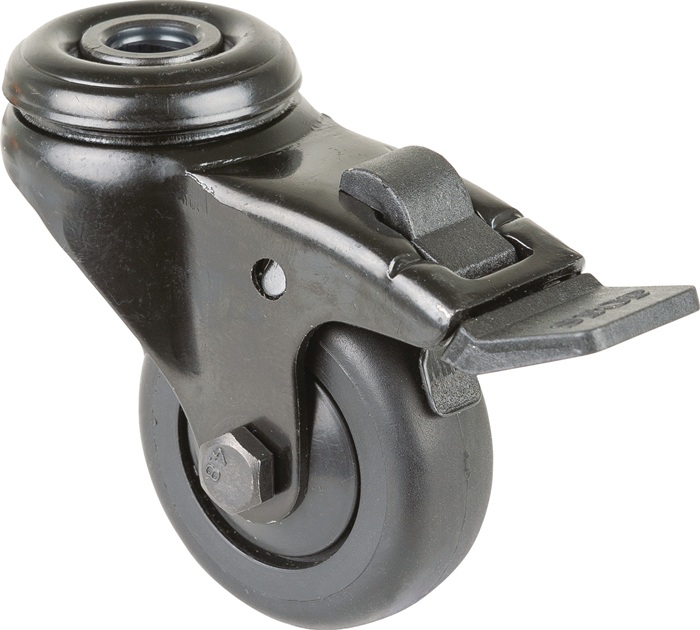 Lenkrolle m.Festst.D.50mm Trgf.50kg m.Festst.