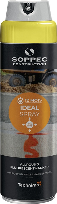 Markierungsspray IDEAL neongelb 500ml Spraydose SOPPEC