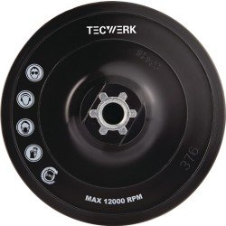 Stützteller D.115mm M14 kletthaftend TECWERK
