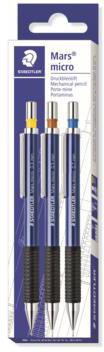 STAEDTLER Druckbleistift Mars 775 SC WP3 B sortiert 3 St./Pack.