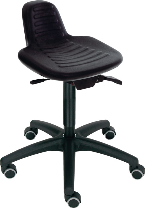 Drehhocker Rl.PU-Schaum Neigeverstellung 7Grad