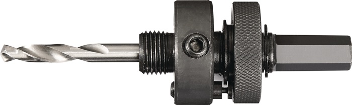 Aufnahmeschaft 6-KT 11,0mm m.Zentrierbohrer Lochsägen 32-152mm TECWERK