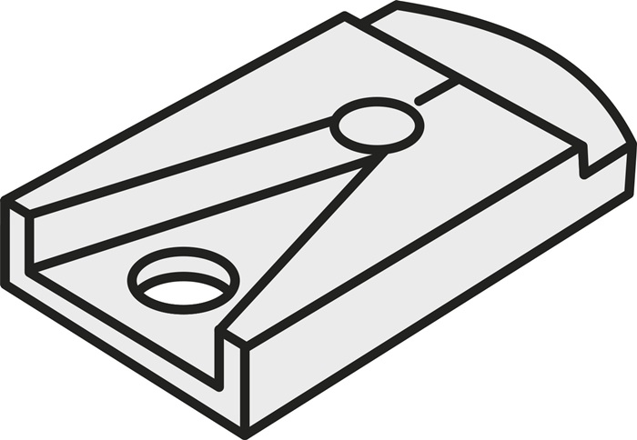 Unterlegplatte ISO CA 2669 Bruttogewicht 7,1g PRAMET