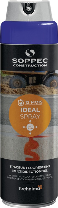 Markierungsspray IDEAL neonblau 500ml Spraydose SOPPEC