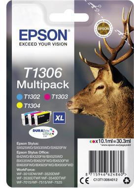 Epson Tintenpatrone C13T13064012 T1306 c/m/y 3 St./Pack.