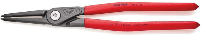 Präzisionssicherungsringzange J 4 f.Bohrungen D.85-140mm L.320mm KNIPEX