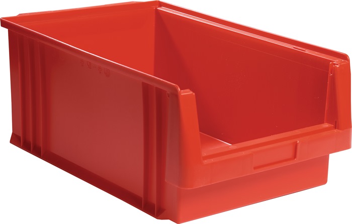 Sichtlagerkasten PLK L500xB315xH200mm PP rot LA-KA-PE