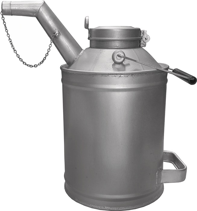 Ölvorratskanne VKV 5000, Metall, verzinkt 5,0 l Samoa Hallbauer