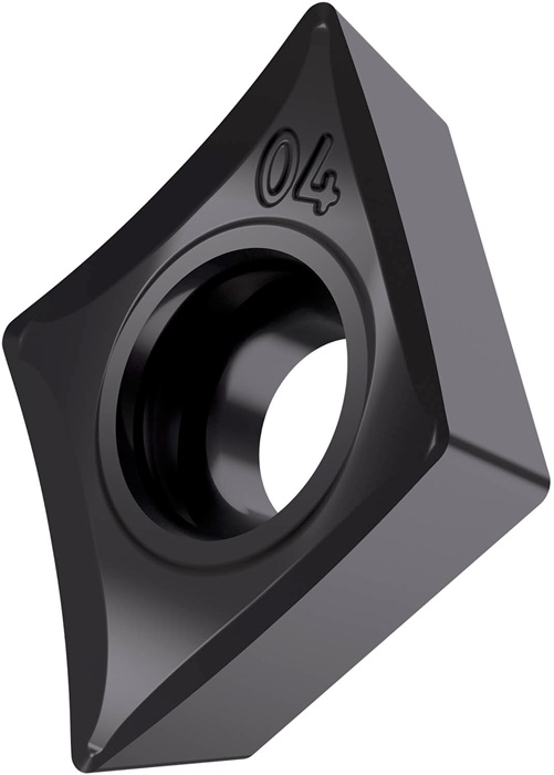 Drehwendeschneidplatte ISO ECGT 080304E-SF3:T6310 D. 3,4mm PVD beschichtet
