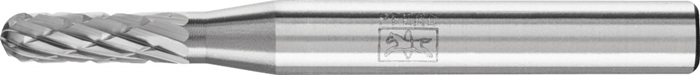 Frässtift WRC D.4mm Kopf-L.13mm Schaft-D.6mm HM Verz.3 PLUS PFERD