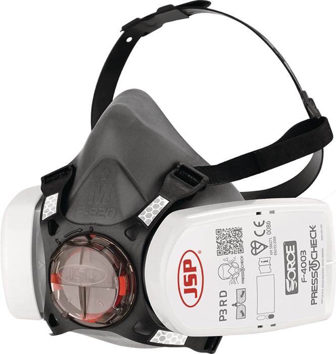 Atemschutzhalbmaske Force™8 EN 140 EN 143 Press to Check inkl.P3-Filter M JSP