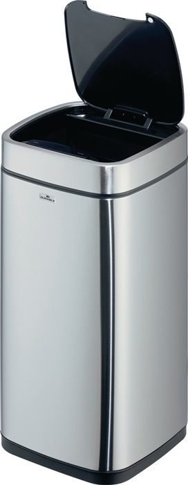 Abfallsammler NO TOUCH 21L 21l H570mm VA/Ku.metallic silber DURABLE