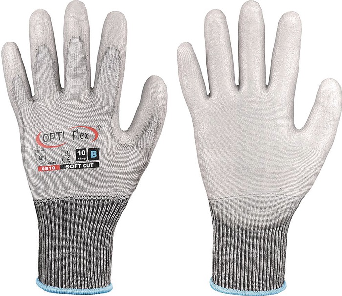Handschuh SOFT CUT Gr.10 grau EN 420/EN 388 PSA II OPTIFLEX