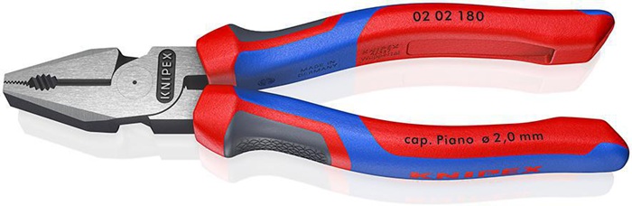 Kraftkombizange L.180mm pol.Comfort-Griff KNIPEX