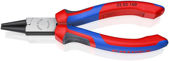 Rundzange L.160mm Kopf pol.Comfort-Griff KNIPEX