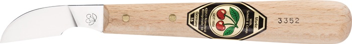 Schnitzmesser m.langer schräger Schneide KIRSCHEN