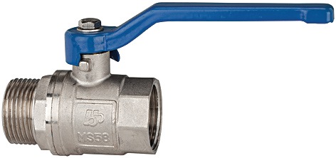 Messingkugelhahn VALVE LINE 59,61mm G 2 Zoll innen/außen DN 50mm RIEGLER