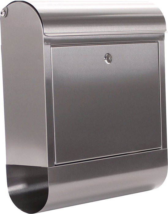 Briefkasten Rondello H.435mm B.385mm T.140mm grau VA DIN C4 ROTTNER