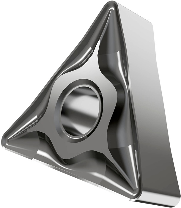 Drehwendeschneidplatte ISO TNMG 160404E-NF:HF7 Bohrungs-D. 3,81mm Farbe Silber