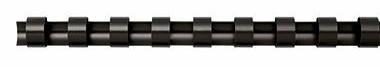 Fellowes Plastikbinderücken COMB 5346108 10mm schwarz 100 St./Pack.