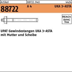 Ankerstange R 88722 ASTA M12x220 A 4 10 Stück UPAT