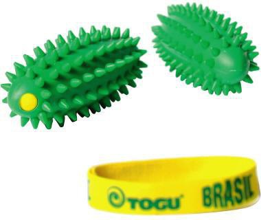 TOGU Ergonomiehandtrainer Brasil 470636 11x5cm grün 2St./Pack.