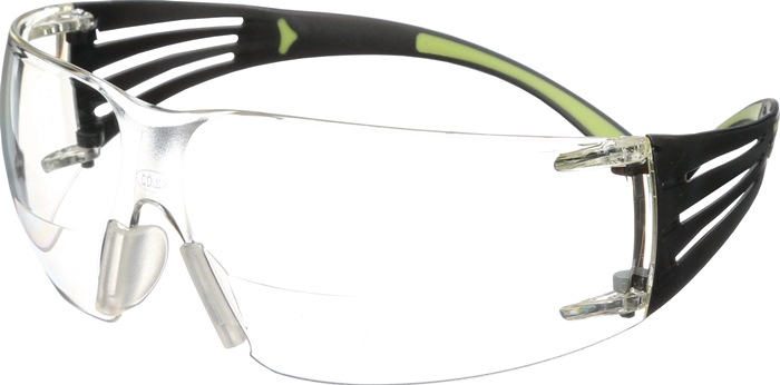 Schutzbrille Reader SecureFit™ 400 EN 166,170 Bügel schwarz grün,Scheibe klar +2