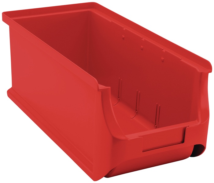 Sichtlagerkasten Profi-Plus L320xB150xH125mm PP rot ALLIT