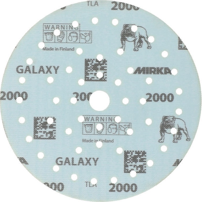 Haftschleifscheibe GALAXY Grip Multifit 150mm K.2000 f.HO/Metall/Lack/Ku.