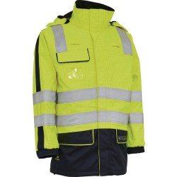 Multinorm-Warnschutzparka SECURETECH Gr.XL gelb/marineblau ELKA RAINWEAR