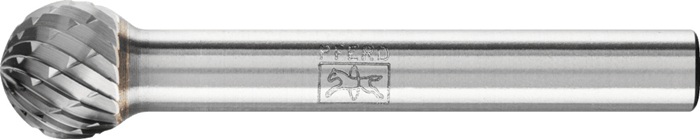 Frässtift KUD D.10mm Kopf-L.9mm Schaft-D.6mm HM Verz.3 PLUS PFERD