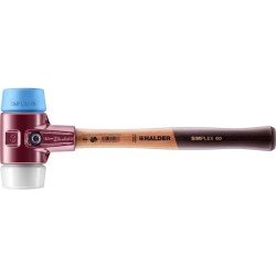 Schonhammer SIMPLEX L.405mm Kopf-D.60mm weich/mittelh.HO TPE-soft blau/Superpl.