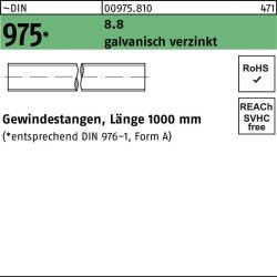 Gewindestange DIN 975 M24x 1000mm 8.8 galv.verz. 1 Stück