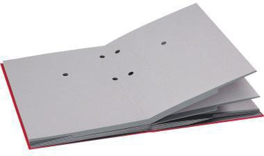 Leitz Unterschriftsmappe 57000025 DIN A4 20Fächer Graupappe rot