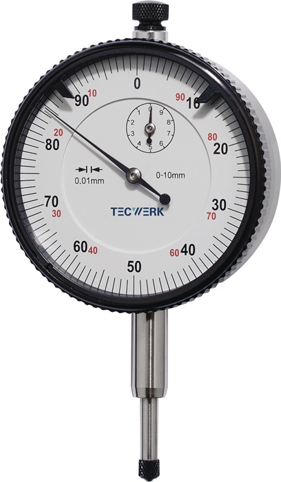Messuhr DIN 878 10mm Abl.0,01mm TECWERK