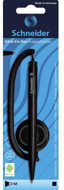 Schneider Kugelschreiber Klick-Fix 4121 M Schaft sw Mine sw