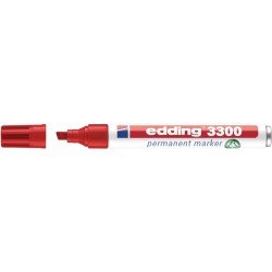 Permanentmarker 3300 rot Strich-B.1-5mm Keilspitze EDDING