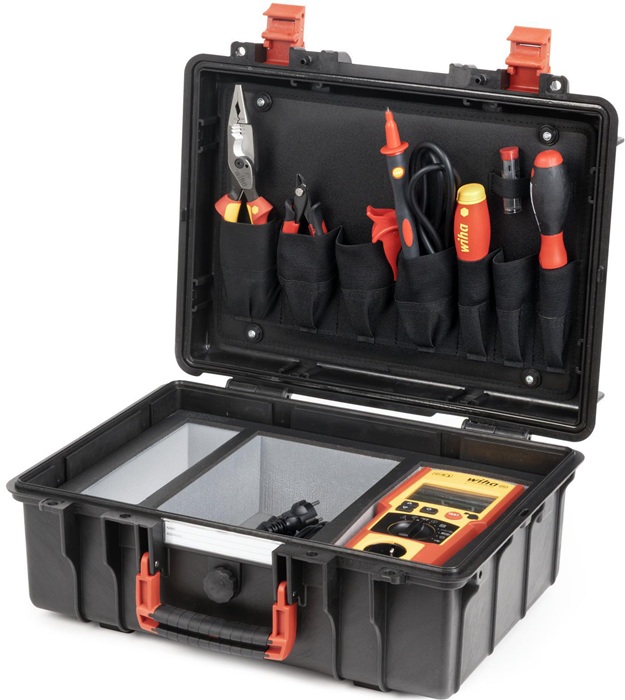 Gerätetester-Set PAT one im Koffer L457xB367xH190mm WIHA