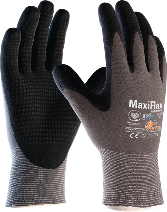 Handschuhe MaxiFlex Endurance with AD-APT 42-844 Gr.11 grau/schwarz