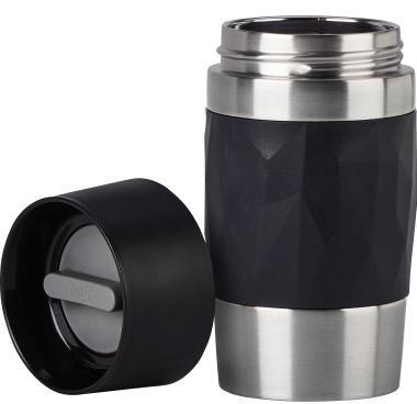 EMSA Isolierbecher TRAVEL MUG COMPACT N2160100 0,3l schwarz