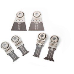 Sägeblatt-Set E-Cut Best of WOOD & METAL StarlockPlus St.je Karte 6 FEIN