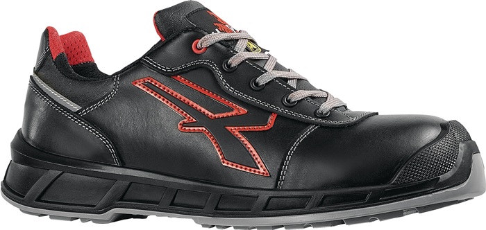 Sicherheitshalbschuh Billie Gr.43 W.11 schwarz/rot S3S CI FO SR ESD